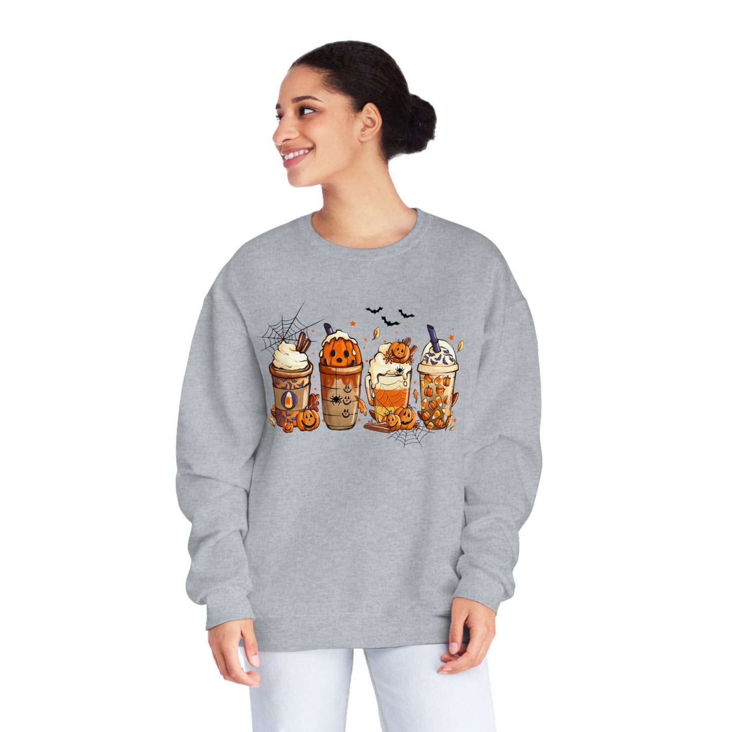 Pumpkin Coffee Cups Sweatshirt