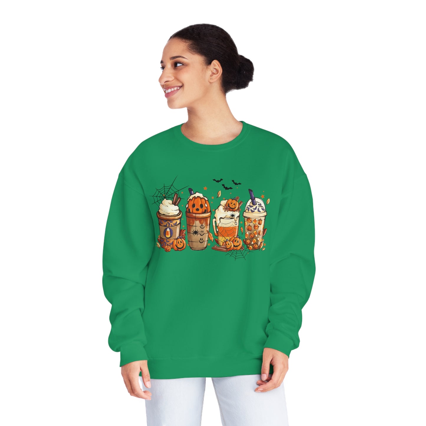 Pumpkin Coffee Cups Sweatshirt