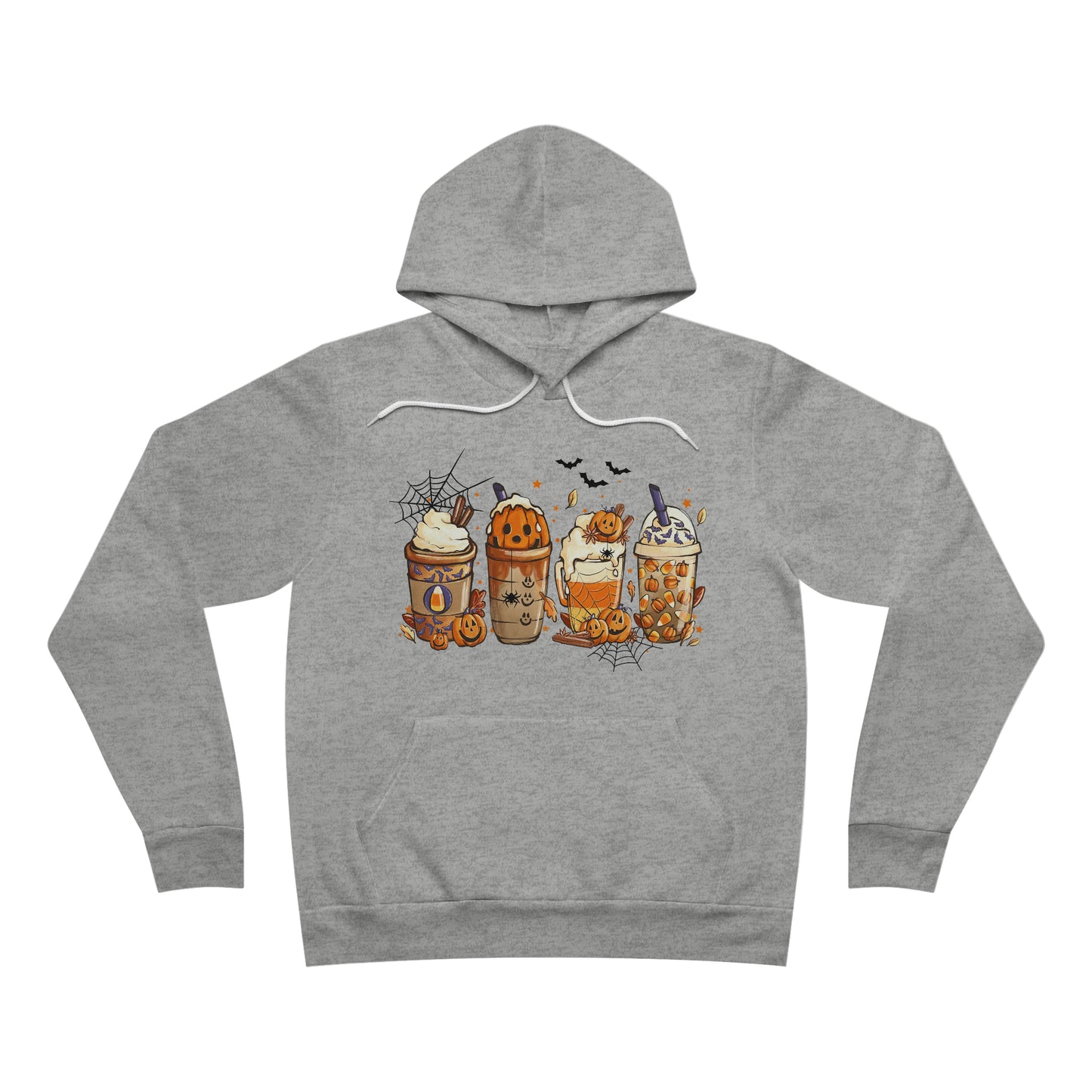 Fall Cups Fleece Pullover Hoodie