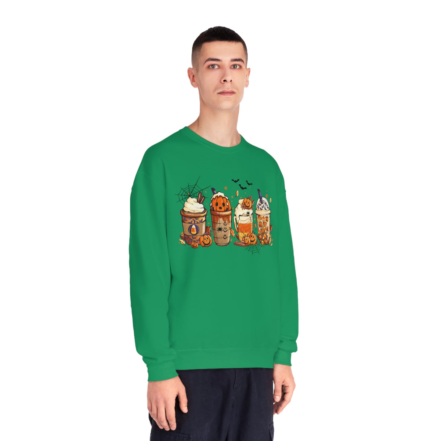 Pumpkin Coffee Cups Sweatshirt