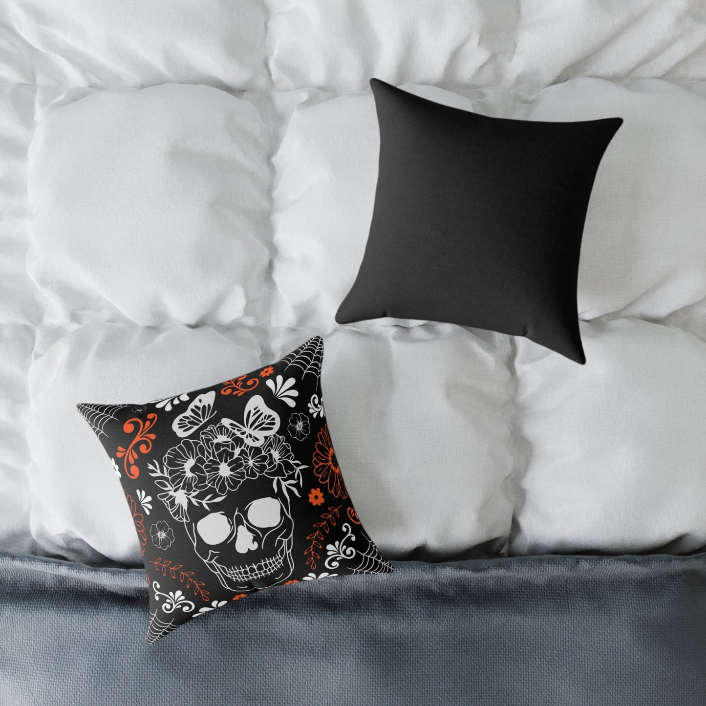 Halloween Skull Pillow