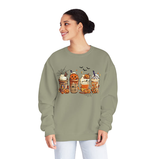 Pumpkin Coffee Cups Sweatshirt