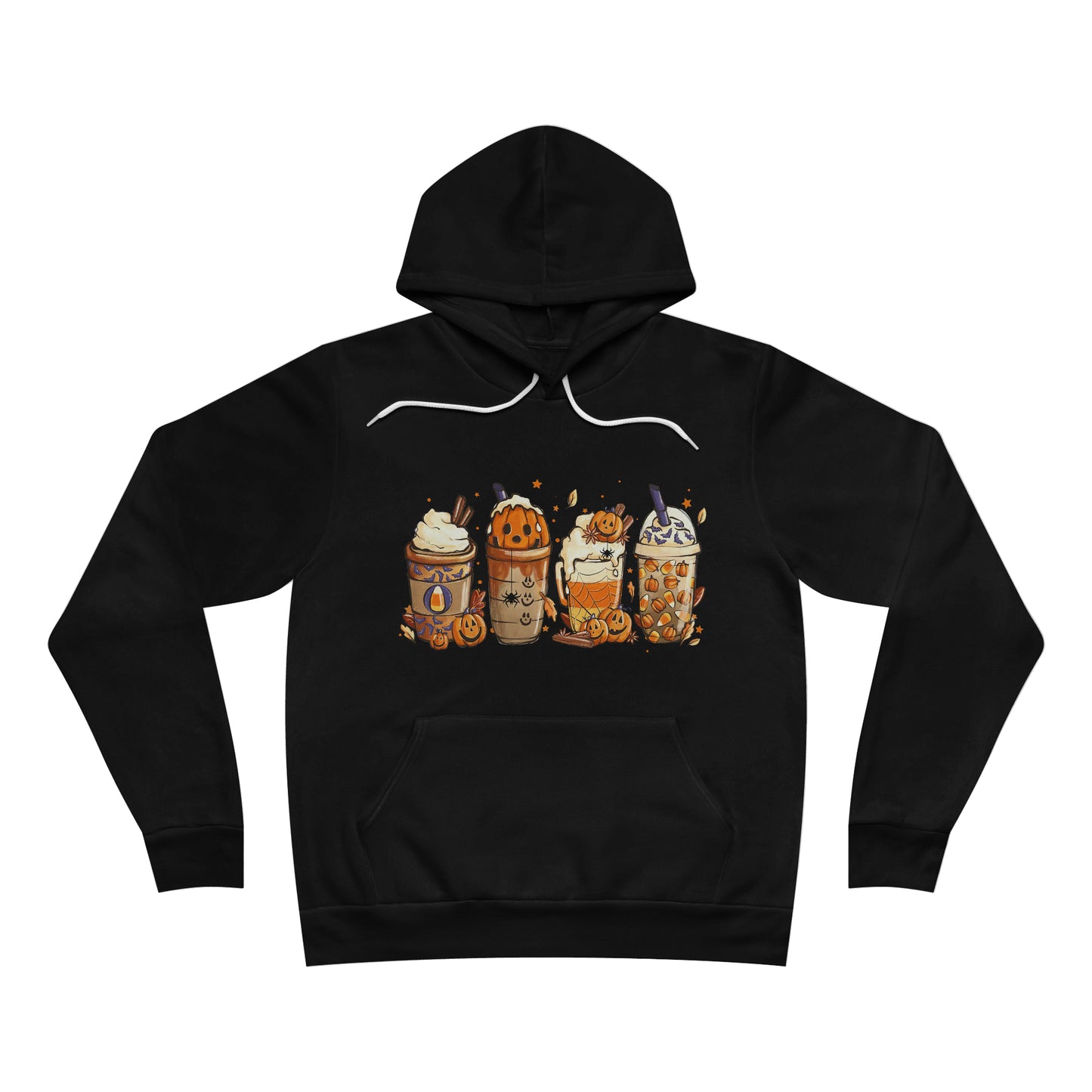 Fall Cups Fleece Pullover Hoodie