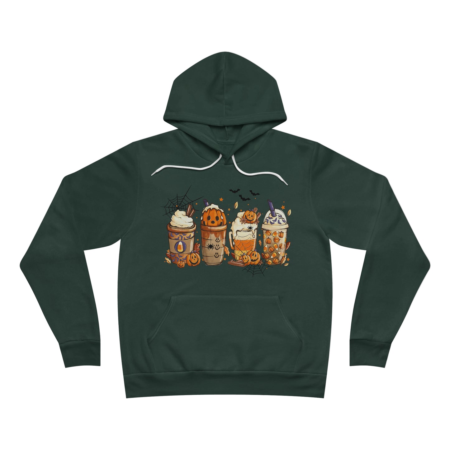 Fall Cups Fleece Pullover Hoodie