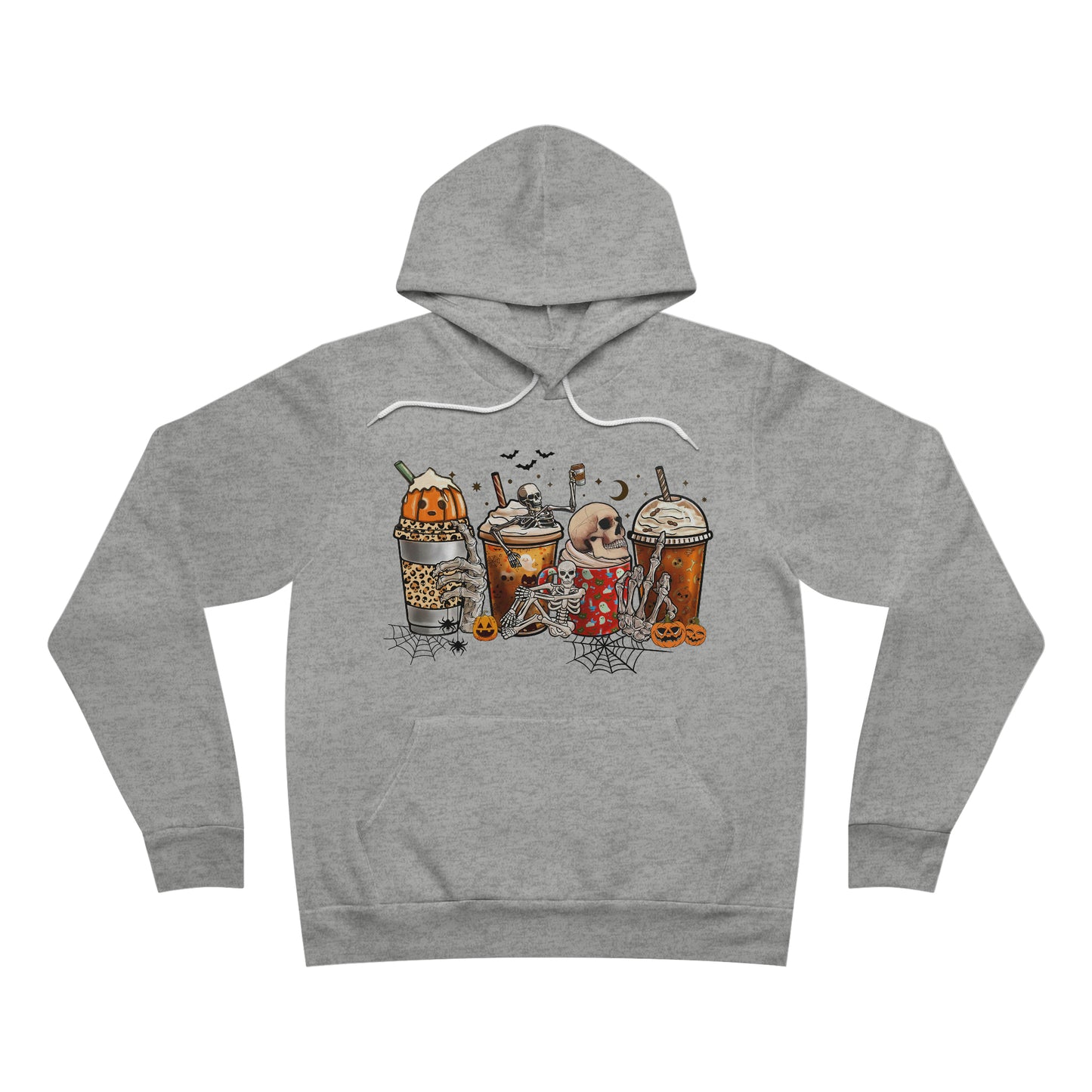 Pumpkin Skull Fleece Hoodie