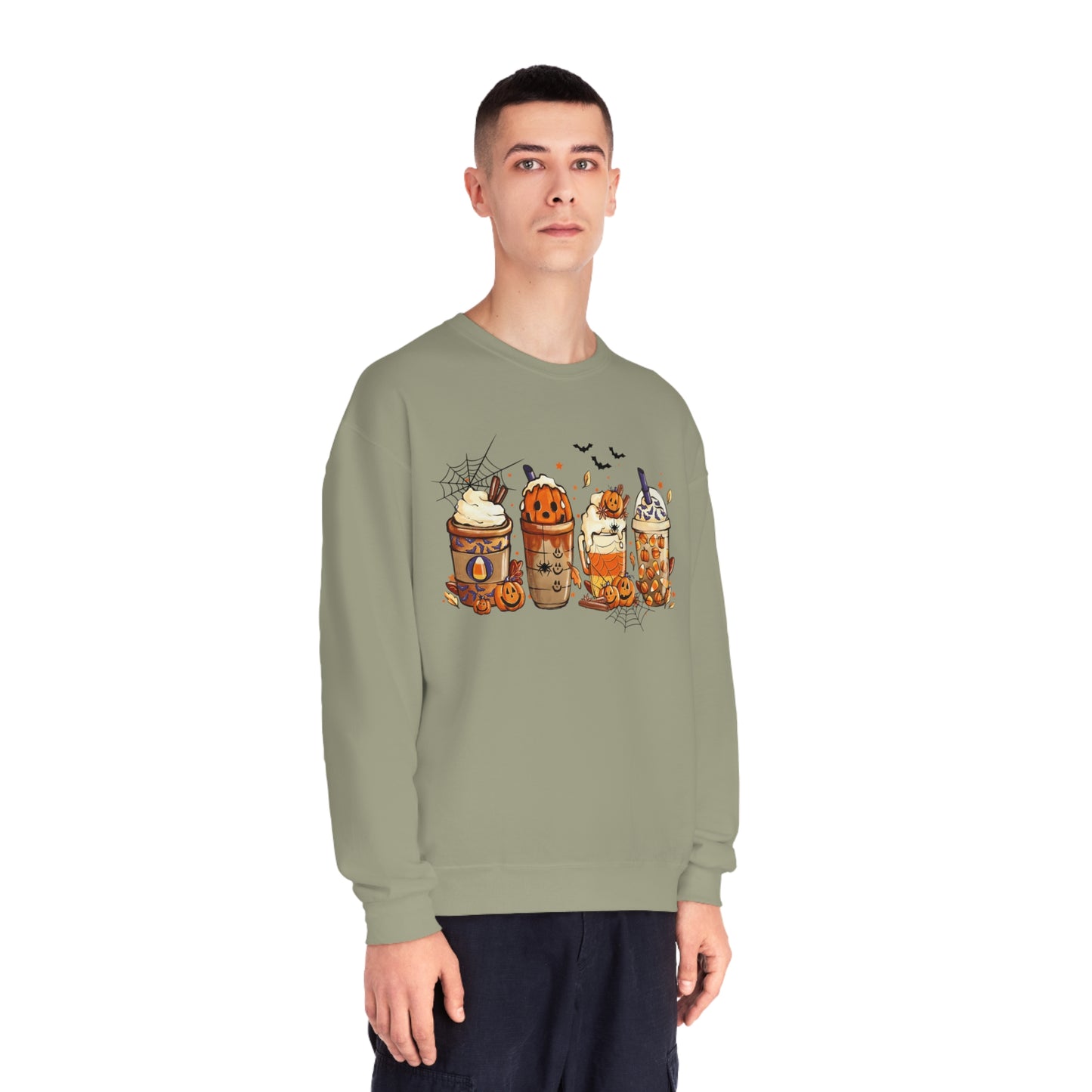 Pumpkin Coffee Cups Sweatshirt