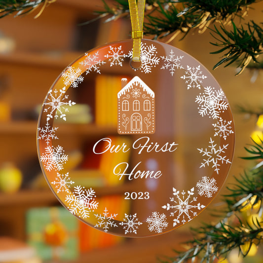 Our 1st Home | Glass Ornament