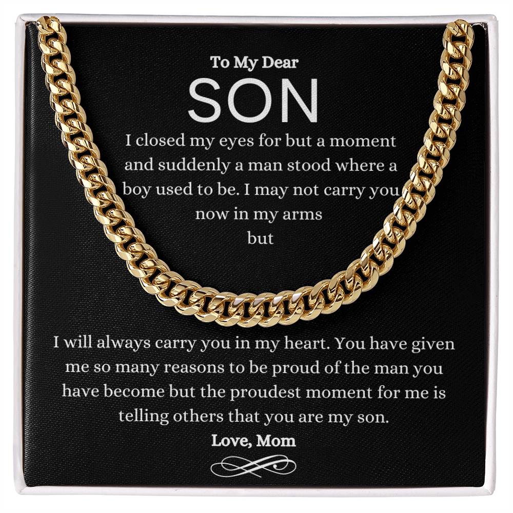 My Dear Son | Cuban Link Chain