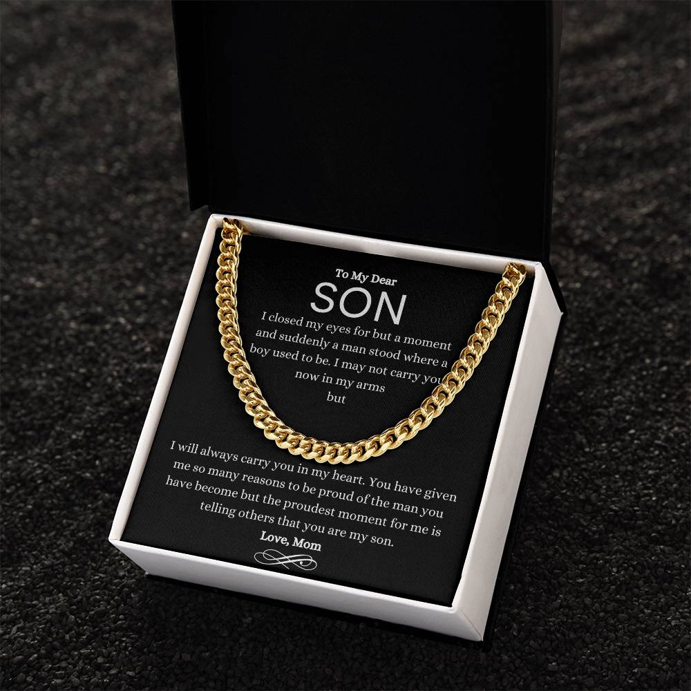 My Dear Son | Cuban Link Chain