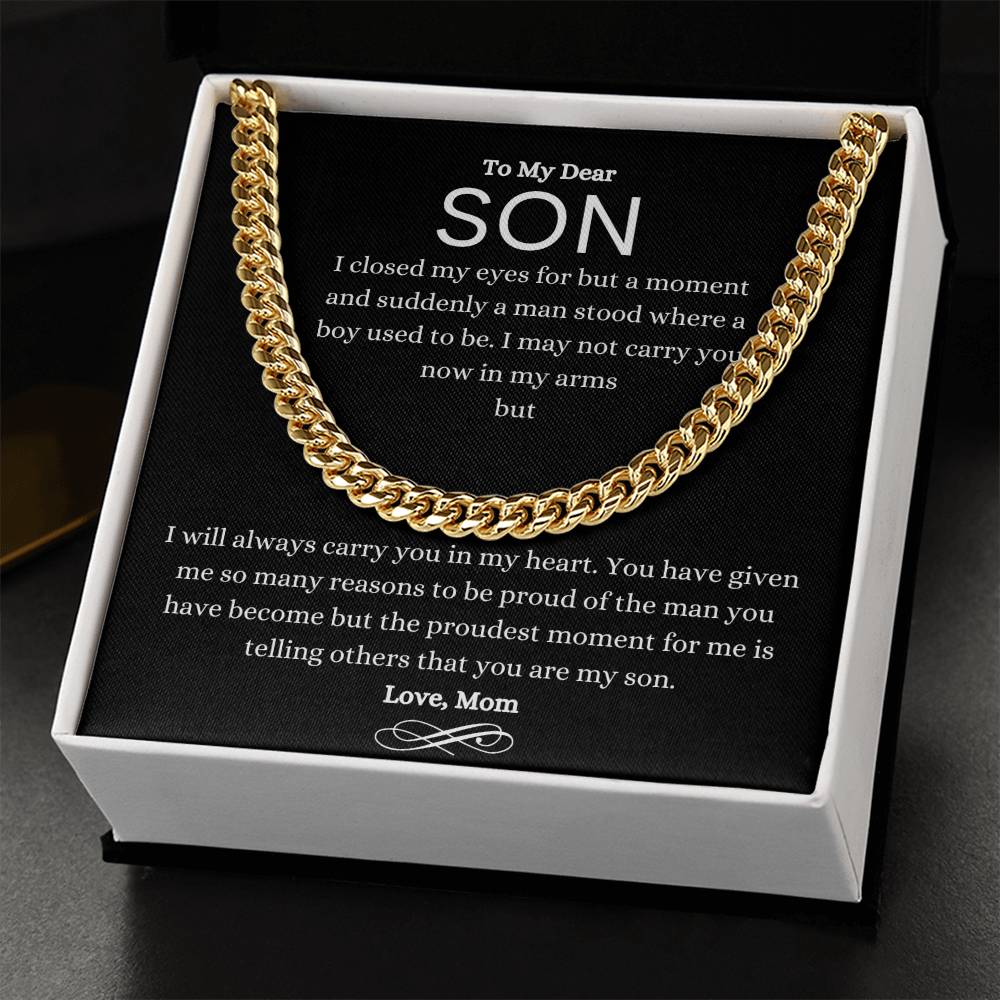 My Dear Son | Cuban Link Chain