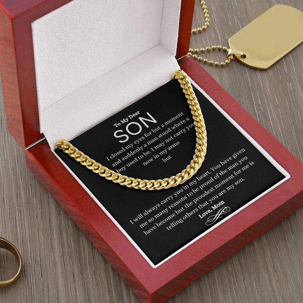 My Dear Son | Cuban Link Chain