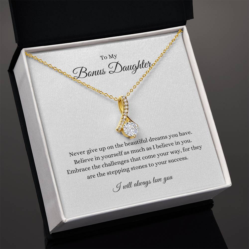 Bonus Daughter, Never Give up | Alluring Beauty Necklace