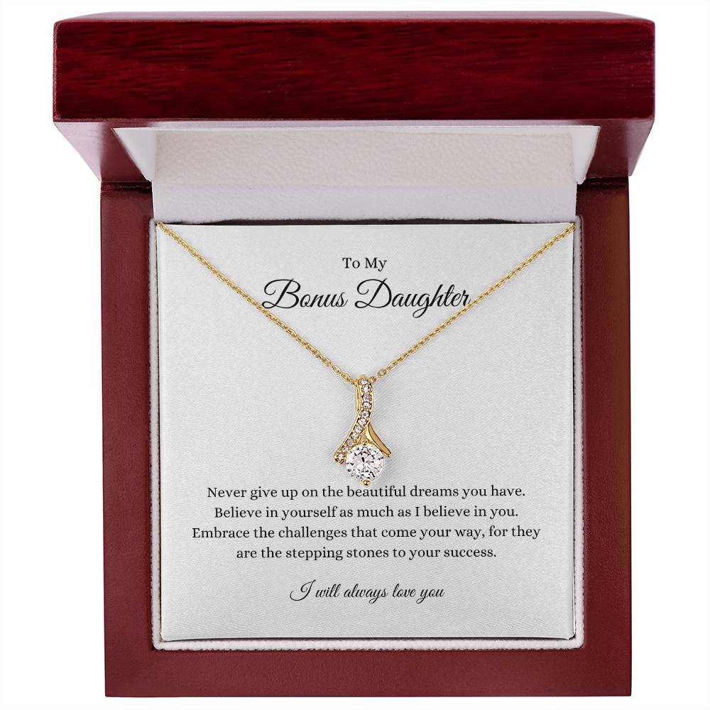 Bonus Daughter, Never Give up | Alluring Beauty Necklace